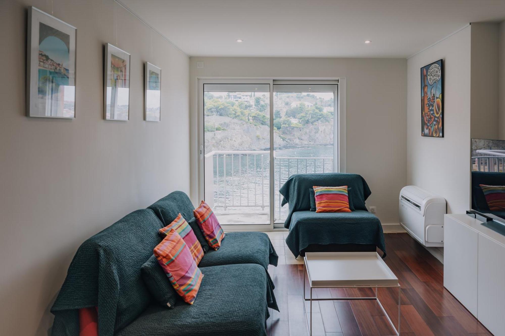 Splendide Appartement Climatise Avec Vue Sur Mer Et Clocher - Parking Et Wifi Collioure Bagian luar foto